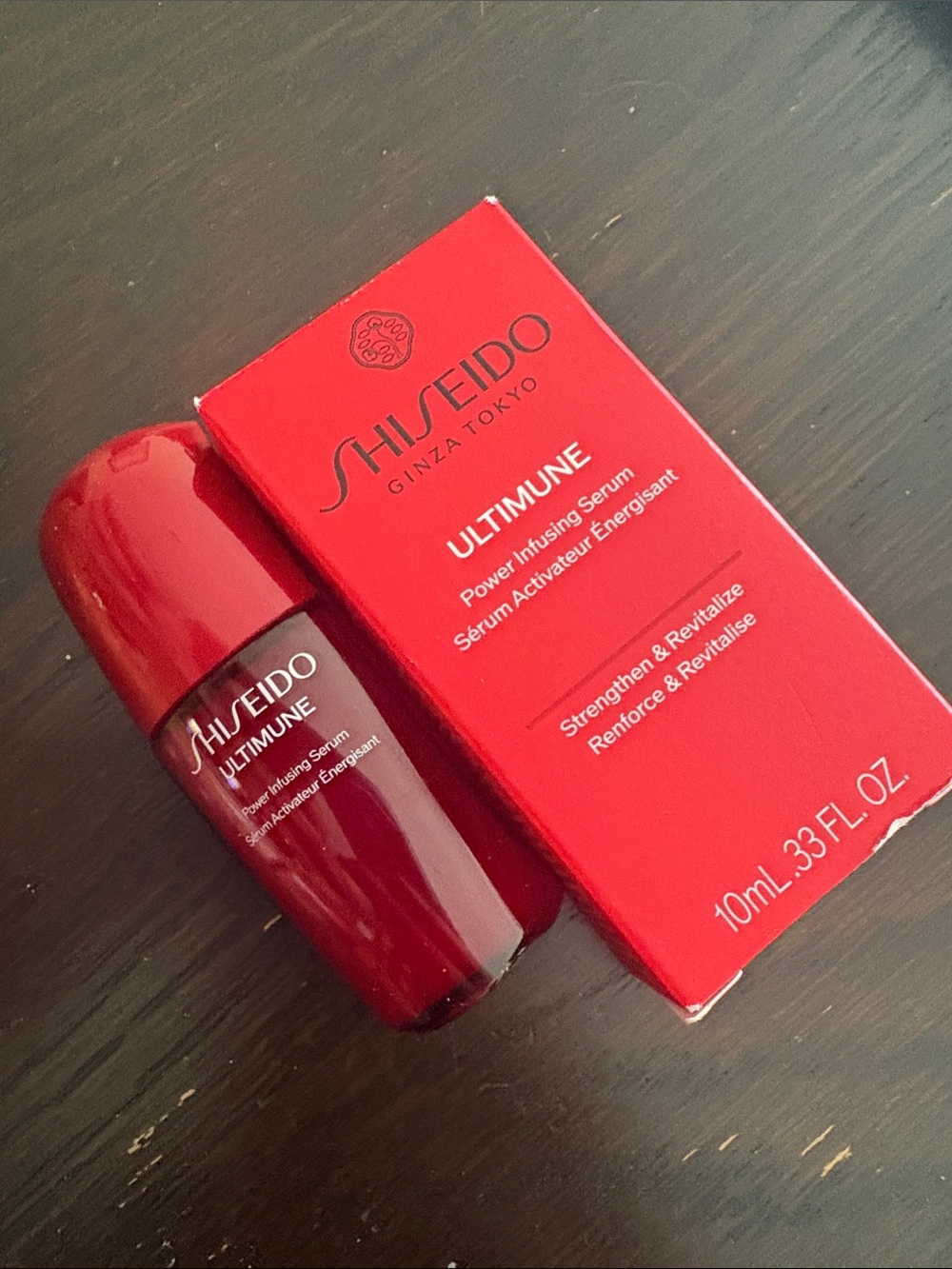 Shiseido Ultimune Power Infusing Serum - Red 0.33 oz mini
